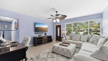 Smart TV, video games, stereo