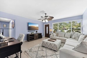 Smart-TV, videospill og stereoanlegg