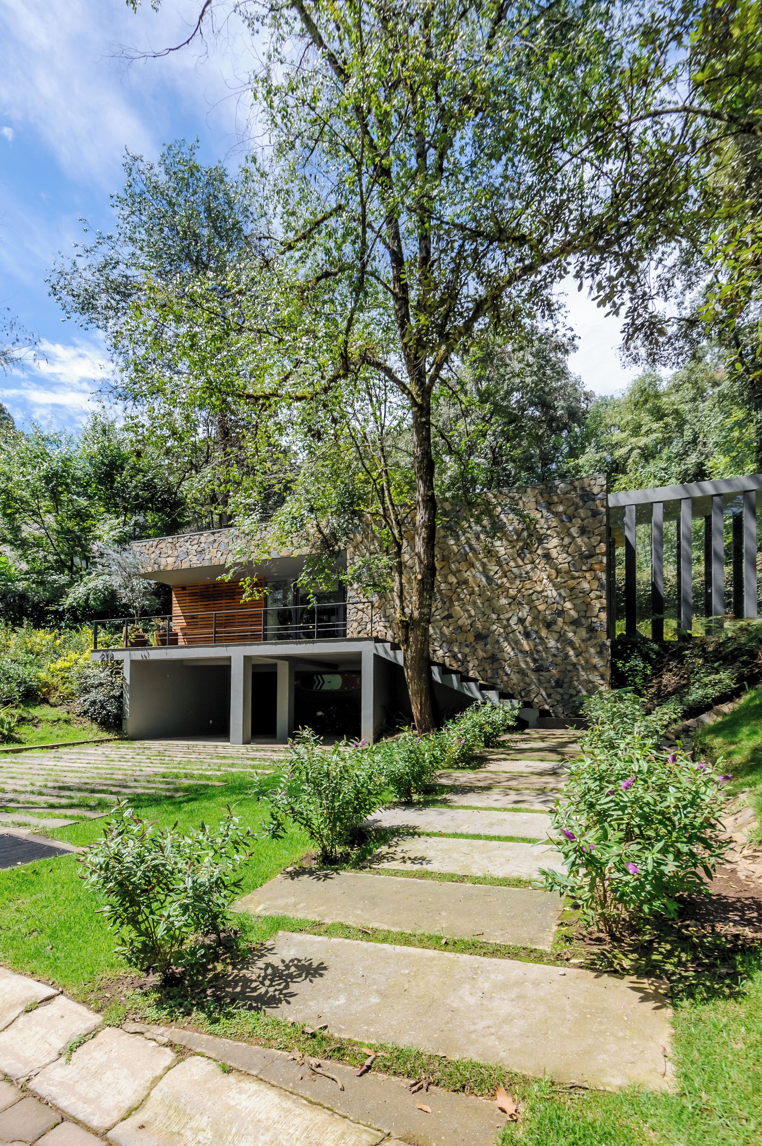 Entrada de la propiedad