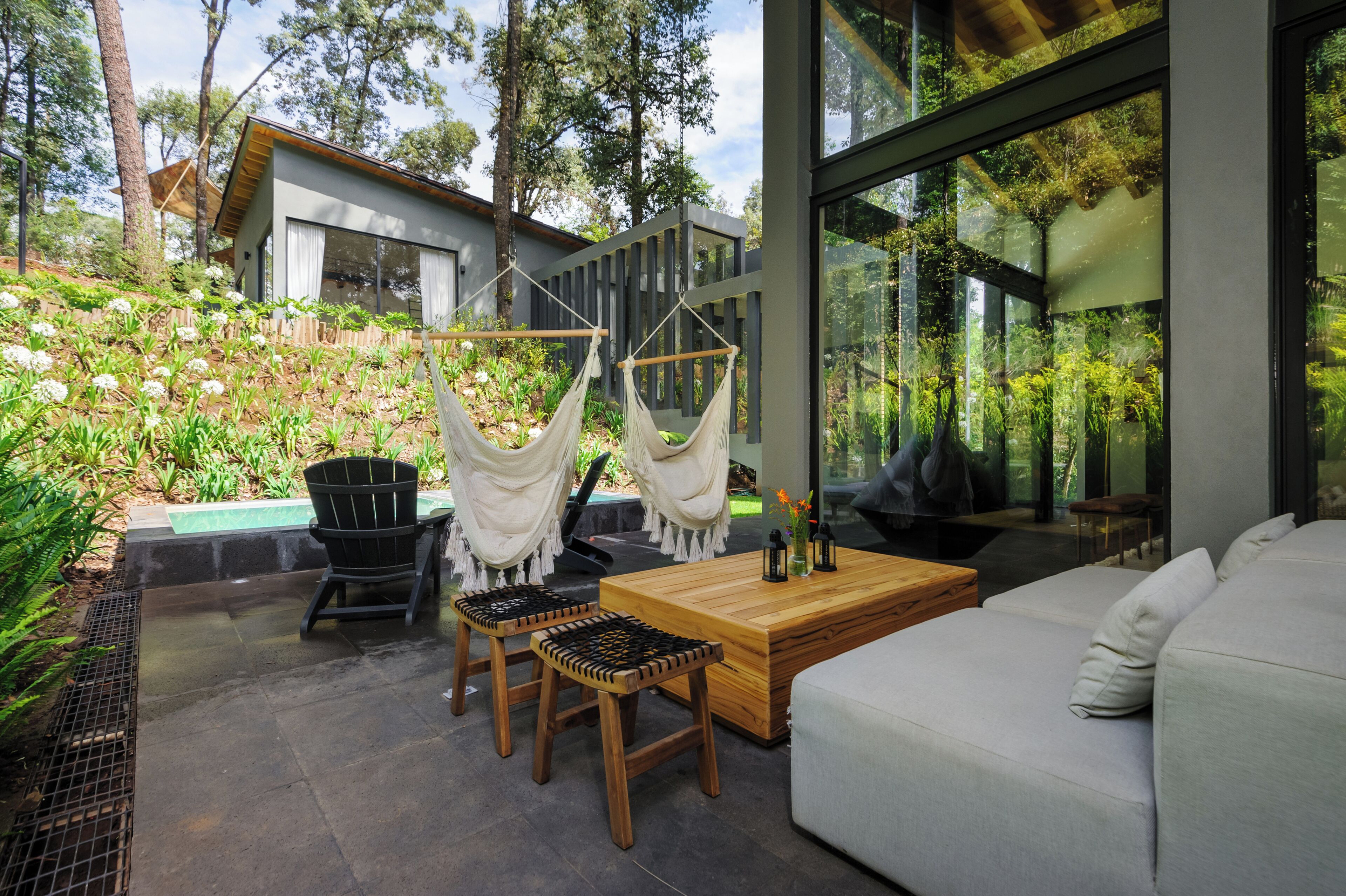 Exclusive House, Mountain View | Living area | 60-inch flat-screen TV with digital channels, fireplace