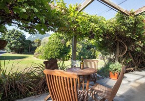 House, Balcony, Mountain View | Terrace/patio - Cliffscapes Holiday House (Punakaiki)