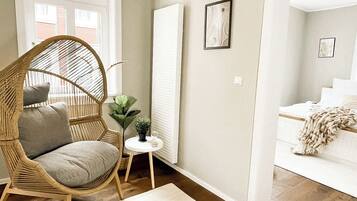 2 chambres, fer et planche Ă repasser, Wi-Fi, draps fournis