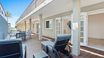 Appartement, 3 chambres, vue sur l’océan | Terrasse/patio