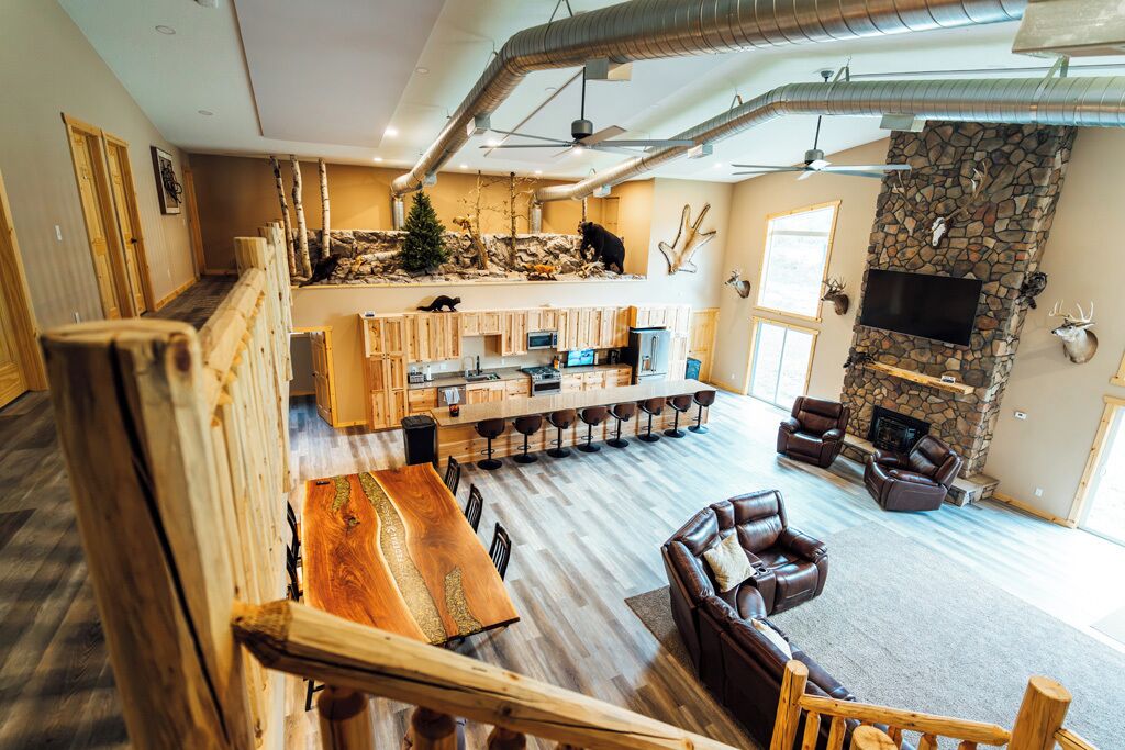 Télévision, cheminée