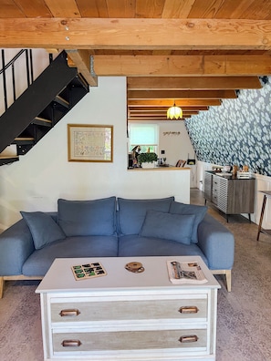 TV connectée, cheminée