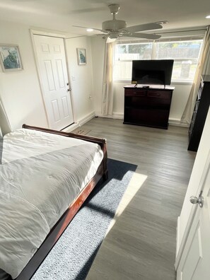 4 slaapkamers, een strijkplank/strijkijzer, wifi, beddengoed