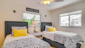 3 bedrooms, iron/ironing board, free WiFi, bed sheets