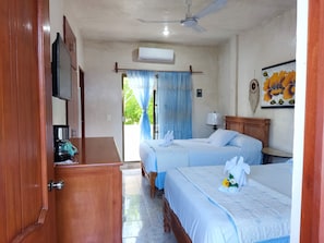 Comfort Double Room, Balcony | Desk, laptop workspace, free WiFi, bed sheets - HOTEL SACBE (Coba)