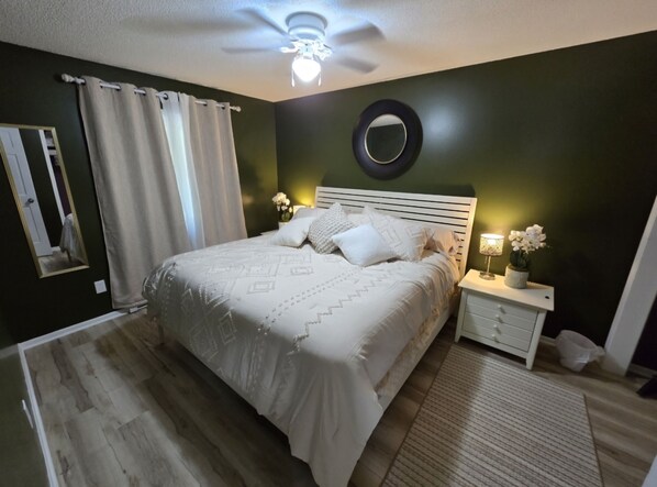 1 habitación, escritorio, tabla de planchar con plancha y wifi gratis