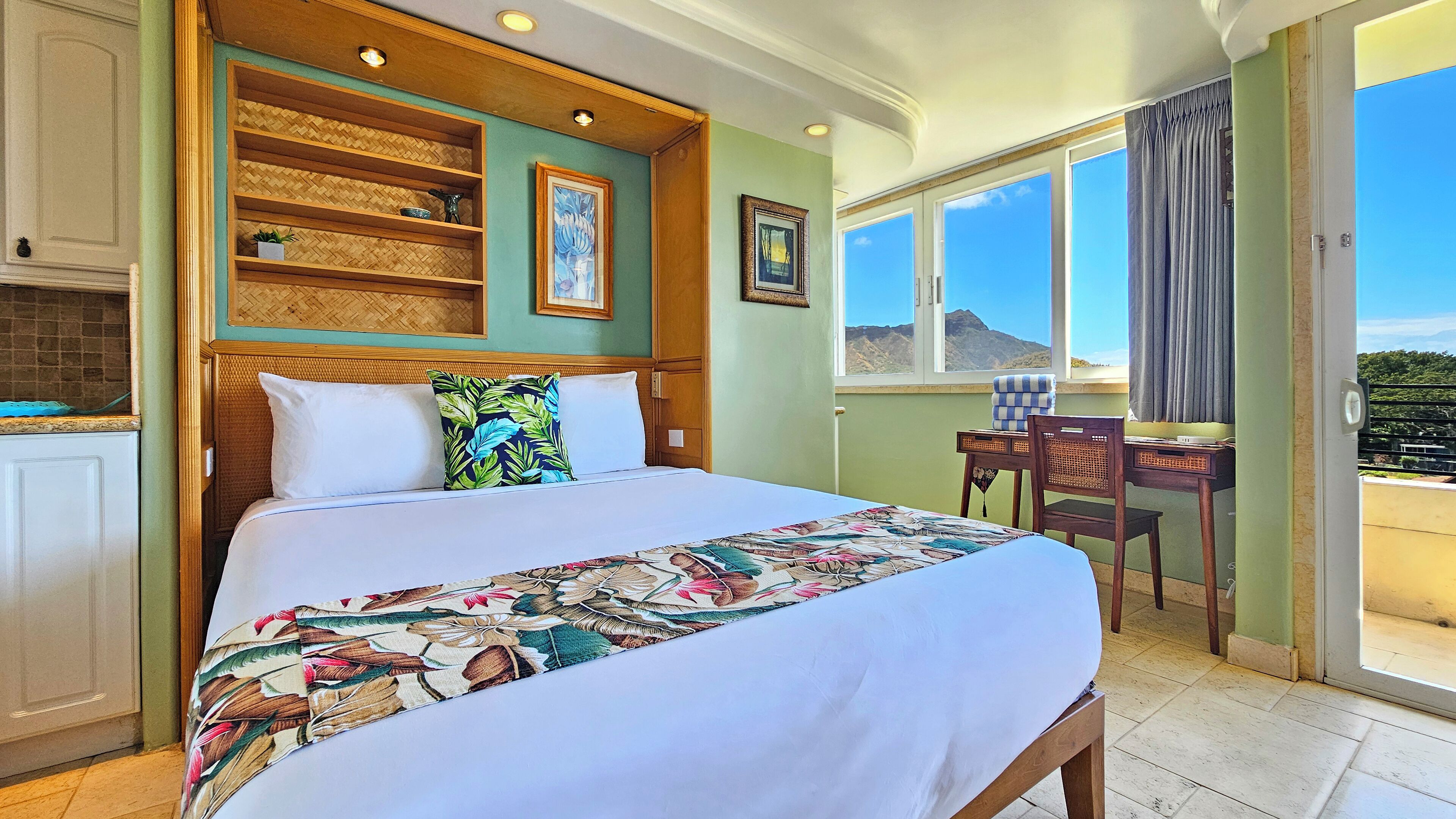 Desk, iron/ironing board, free WiFi, bed sheets