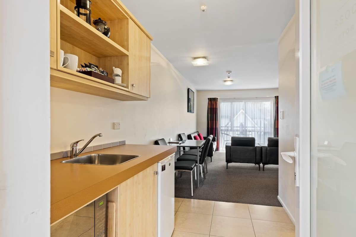 Ground Floor Two Bedroom Family Apartment | Private kitchenette | Mini-fridge, microwave, electric kettle, toaster