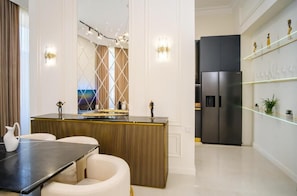 Signature Apartment, Balcony, City View | Living area | TV - BB Signature Collection (Tbilisi)