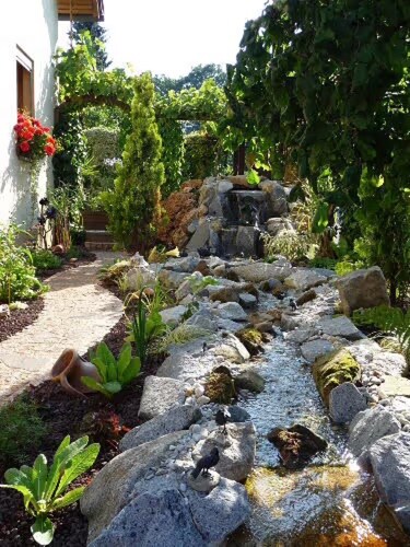 Apartment 'Wassergartenparadies' with Shared Terrace, Shared Garden and Wi-Fi