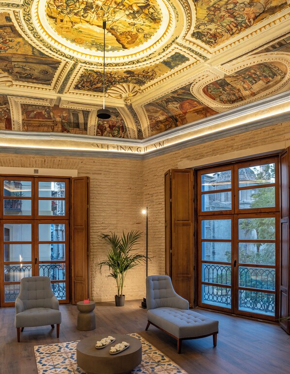 Een 42-inch smart-tv met satellietzenders