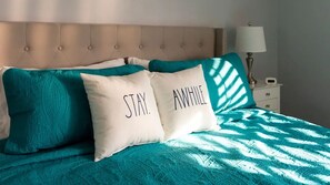 3 bedrooms, iron/ironing board, travel crib, free WiFi