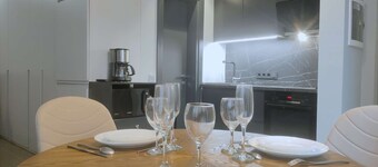 Premium housing with parking and city views