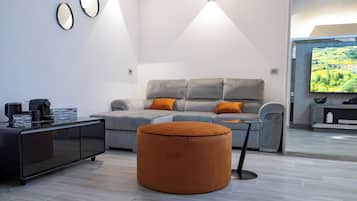 Télévision, cheminée
