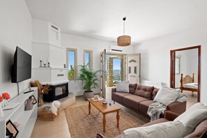 TV connectée, cheminée