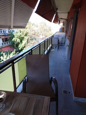 Apartment, 3 Bedrooms, Smoking, Balcony | Terrace/patio - Seafront Apartment With Sea View Yr11 (Thessaloniki)