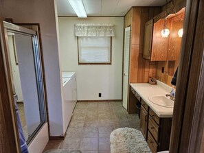 Shower, hair dryer, towels, soap - Exclusive Private Lake Huron-front Sanctuary Engulfed by 8 Mile-long Sandy Beach (Black River)