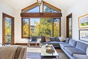 Smart-TV, Kamin, Tischfußball, Stereoanlage