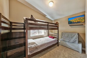 4 bedrooms, iron/ironing board, travel crib, WiFi