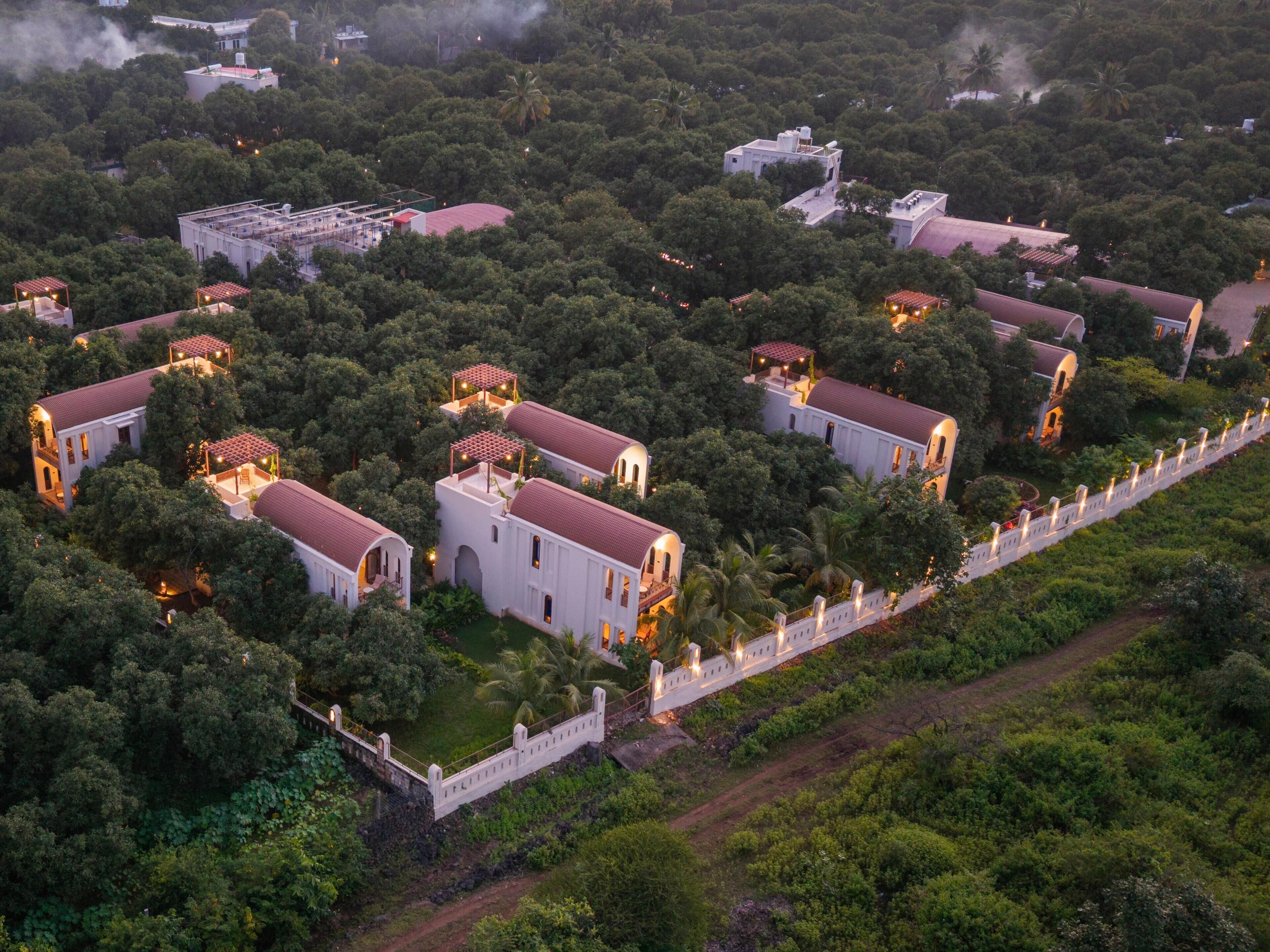 Façade de l’hébergement