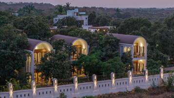 Fassade der Unterkunft