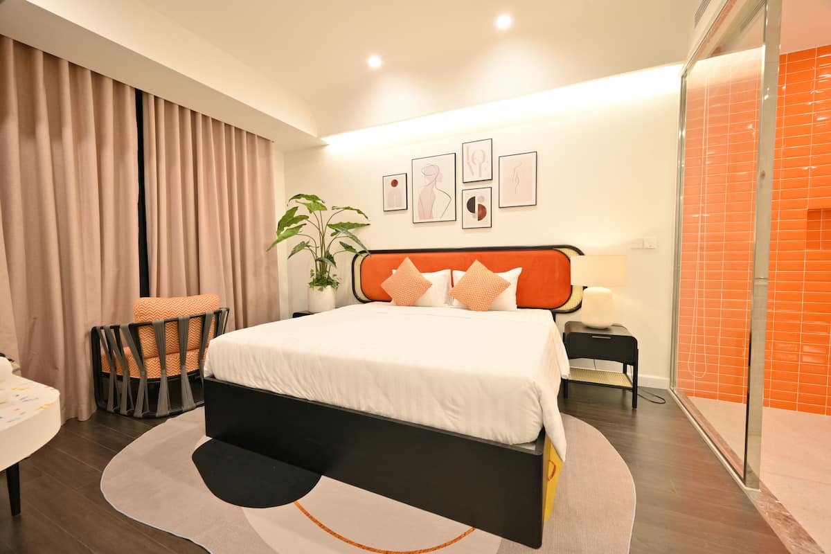 Departamento básico, vista al océano | 1 habitación, insonorización y wifi gratis