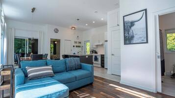 TV, fireplace, stereo