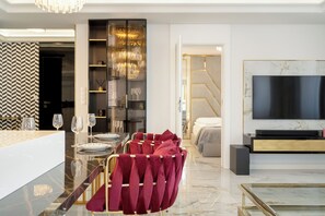 Apartment, 1 Bedroom, Balcony | Living room - Luxury Apartment AC by Renters Prestige (Wroclaw)