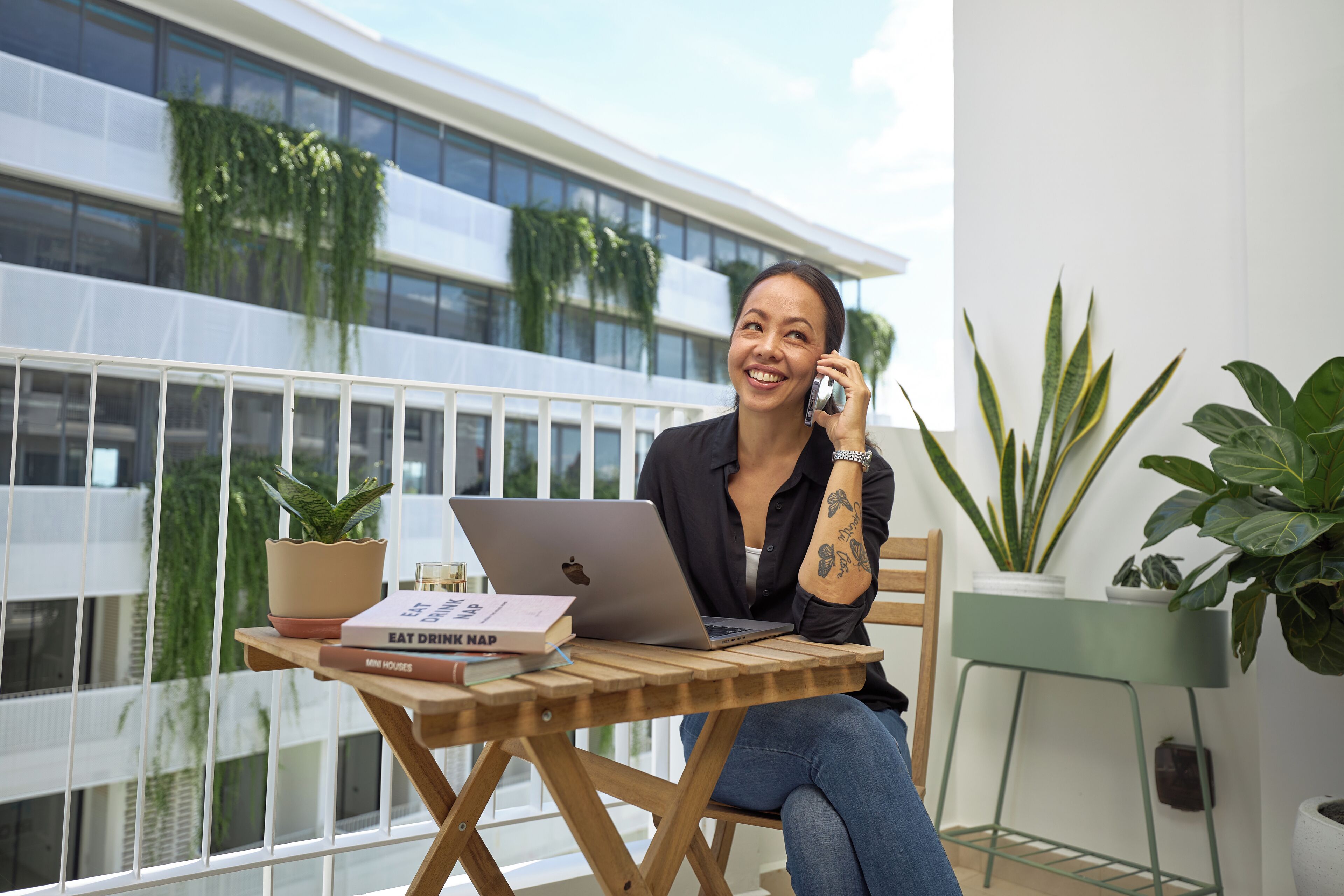 Hypo-allergenic bedding, down comforters, desk, laptop workspace