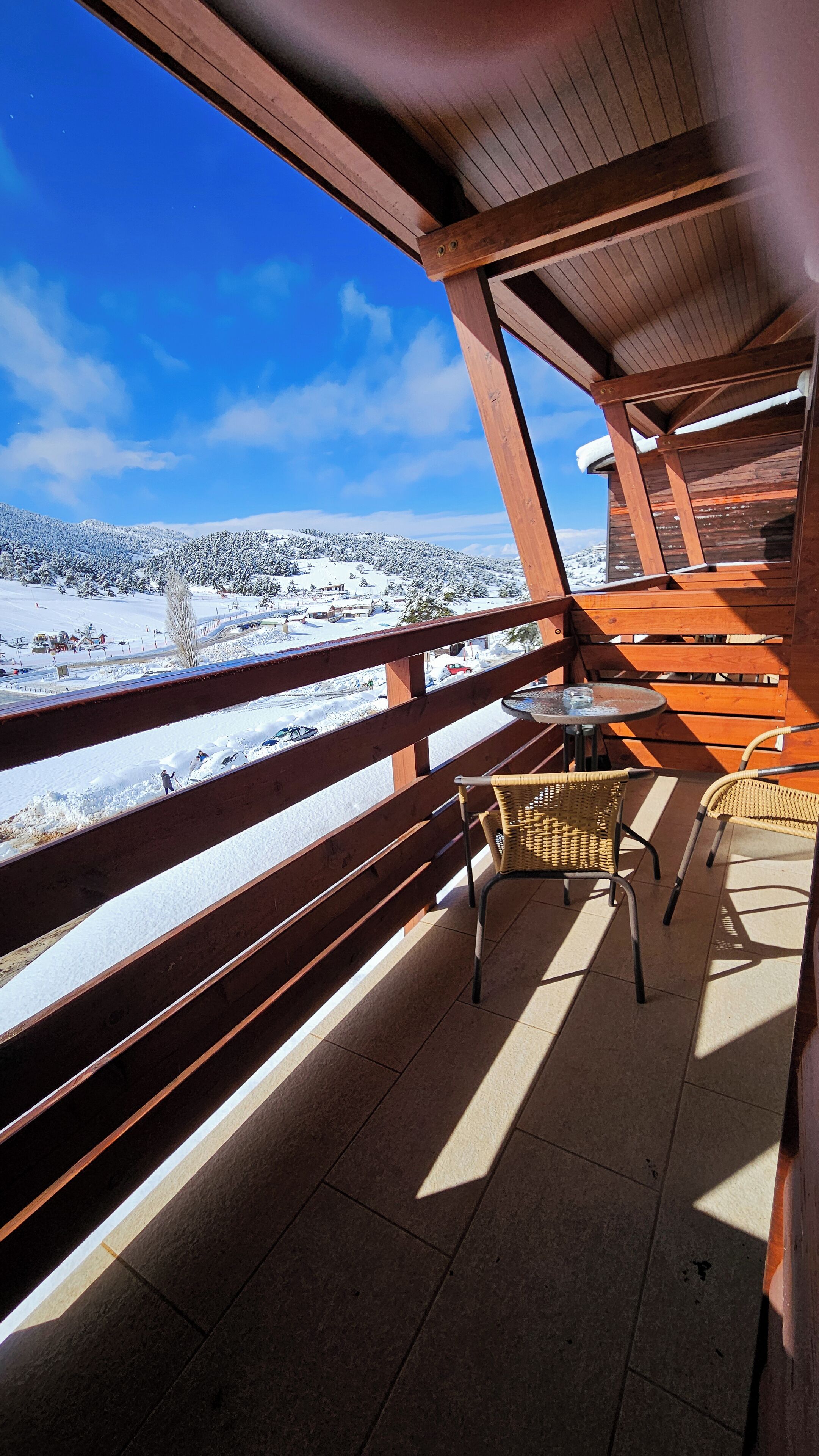 Standard Twin Room, Balcony, Mountain View | In-room safe, blackout drapes, soundproofing, iron/ironing board