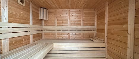 Sauna, mud baths, massages