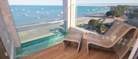 Chambre Double Deluxe, balcon, vue mer