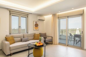 Living area - Welcome to our new villa ''Green'' with its magnificent view and natural beauty! (Aitania)