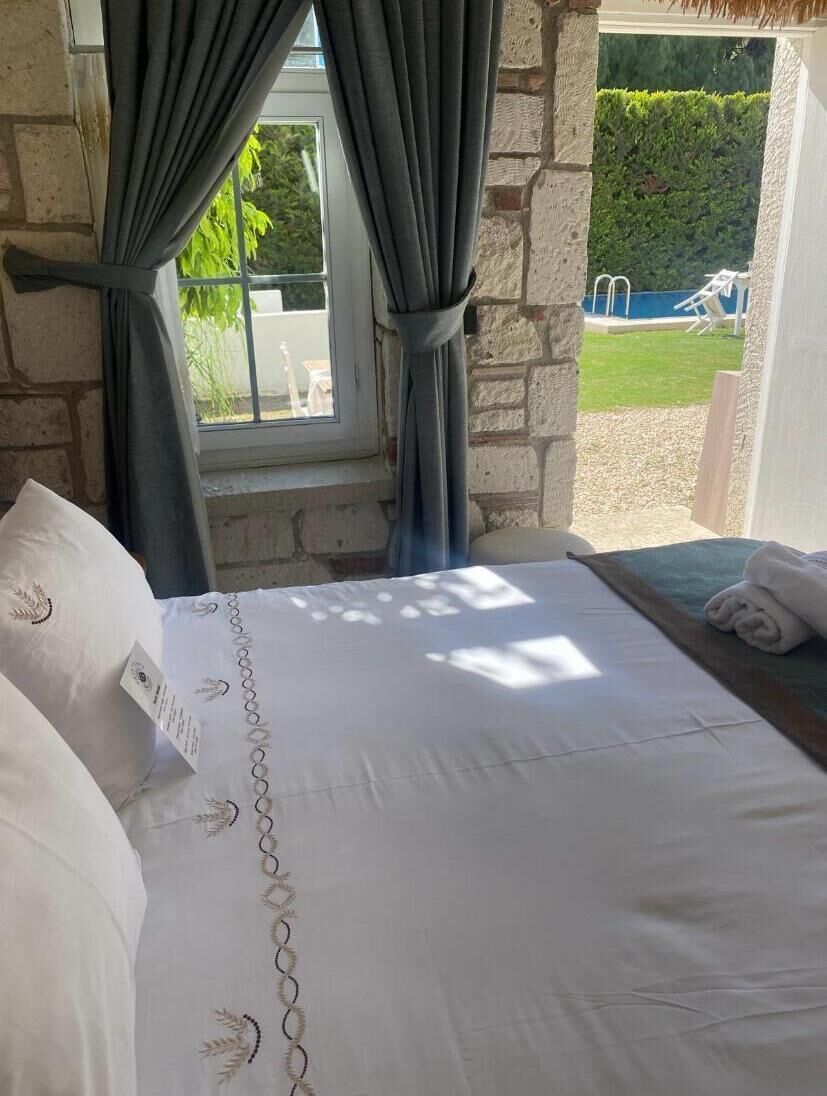 Deluxe Double Room with Garden View | 遮光窗帘、熨斗/熨板、免费 WiFi