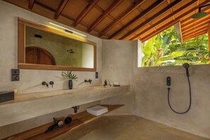 Towels, soap, toilet paper