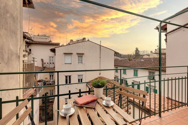 Apartment | Blick vom Balkon