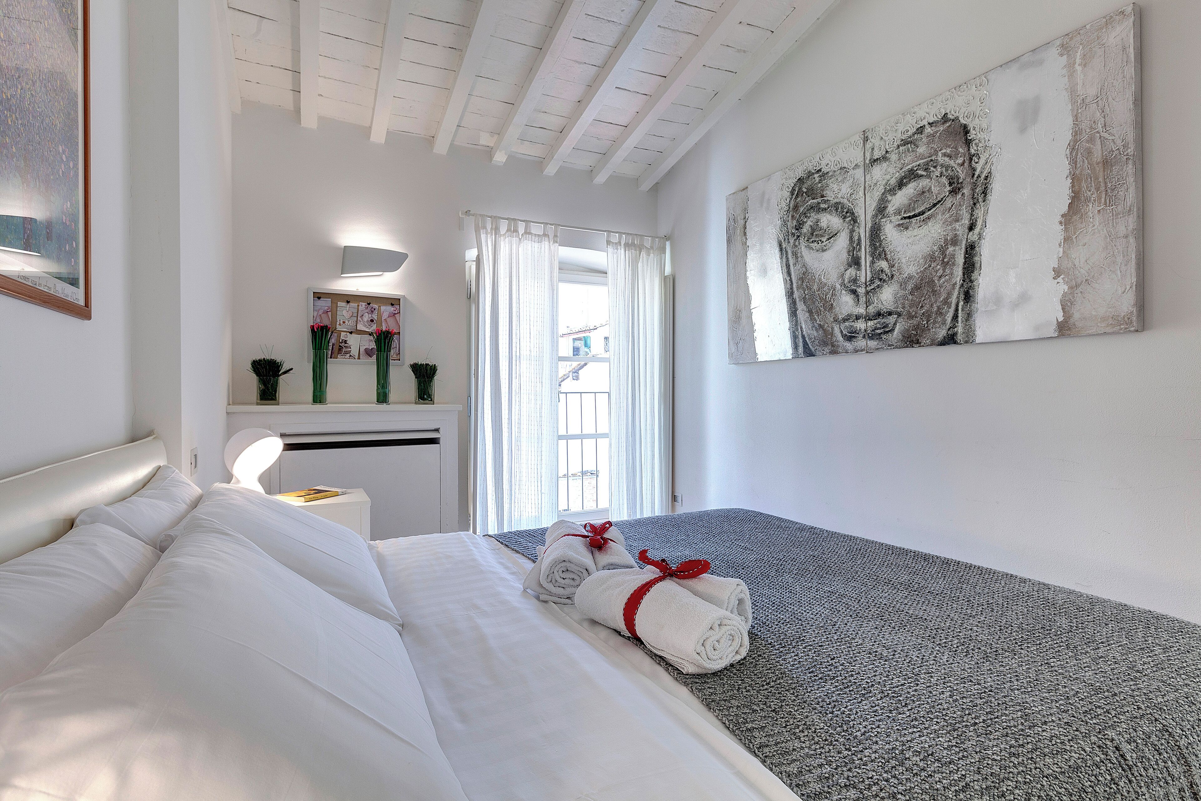 Apartment | 2 Schlafzimmer, laptopgeeigneter Arbeitsplatz, Bügeleisen/Bügelbrett