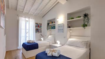 Apartment | 2 Schlafzimmer, laptopgeeigneter Arbeitsplatz, Bügeleisen/Bügelbrett