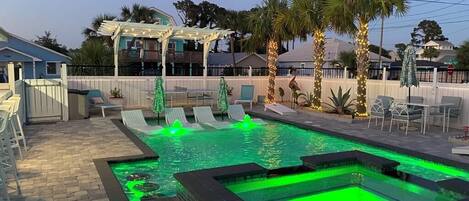 室外游泳池,恒温泳池