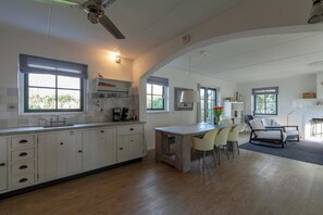 Villa | Private kitchen | Electric kettle, toaster, high chair