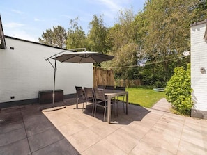 Bungalow | Balcony - Bungalow in Sint Maartenszee Near the Beach (Sint Maartensvlotbrug)