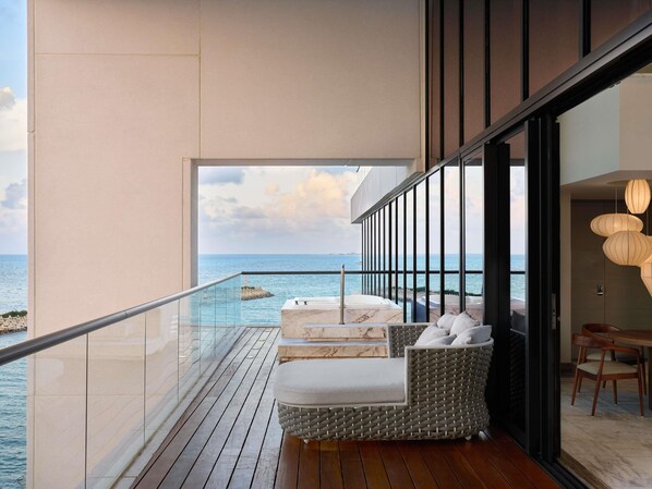 Luxuriate Two Bedroom Suite | Free minibar, in-room safe, desk, laptop workspace