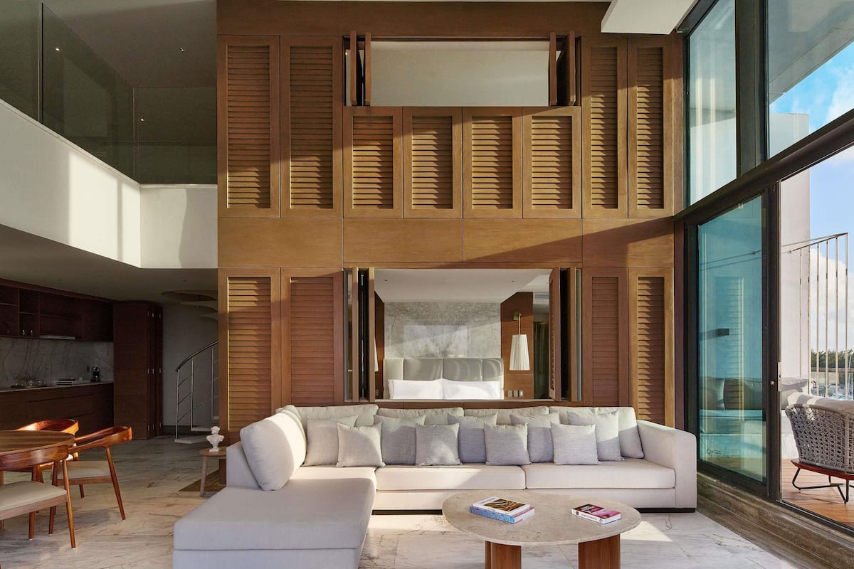 Luxuriate Two Bedroom Suite | Free minibar, in-room safe, desk, laptop workspace