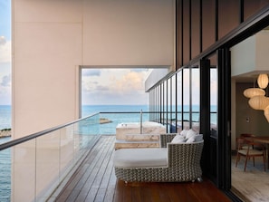 Luxuriate Two Bedroom Suite | Free minibar, in-room safe, desk, laptop workspace