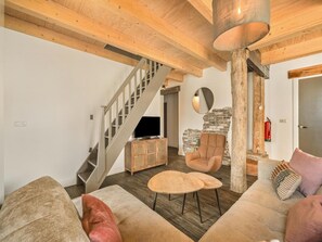 Living room - Vossehoeck 3 Apartment With Nature Reserve View (Callantsoog)