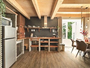Private kitchen - Vossehoeck 3 Apartment With Nature Reserve View (Callantsoog)