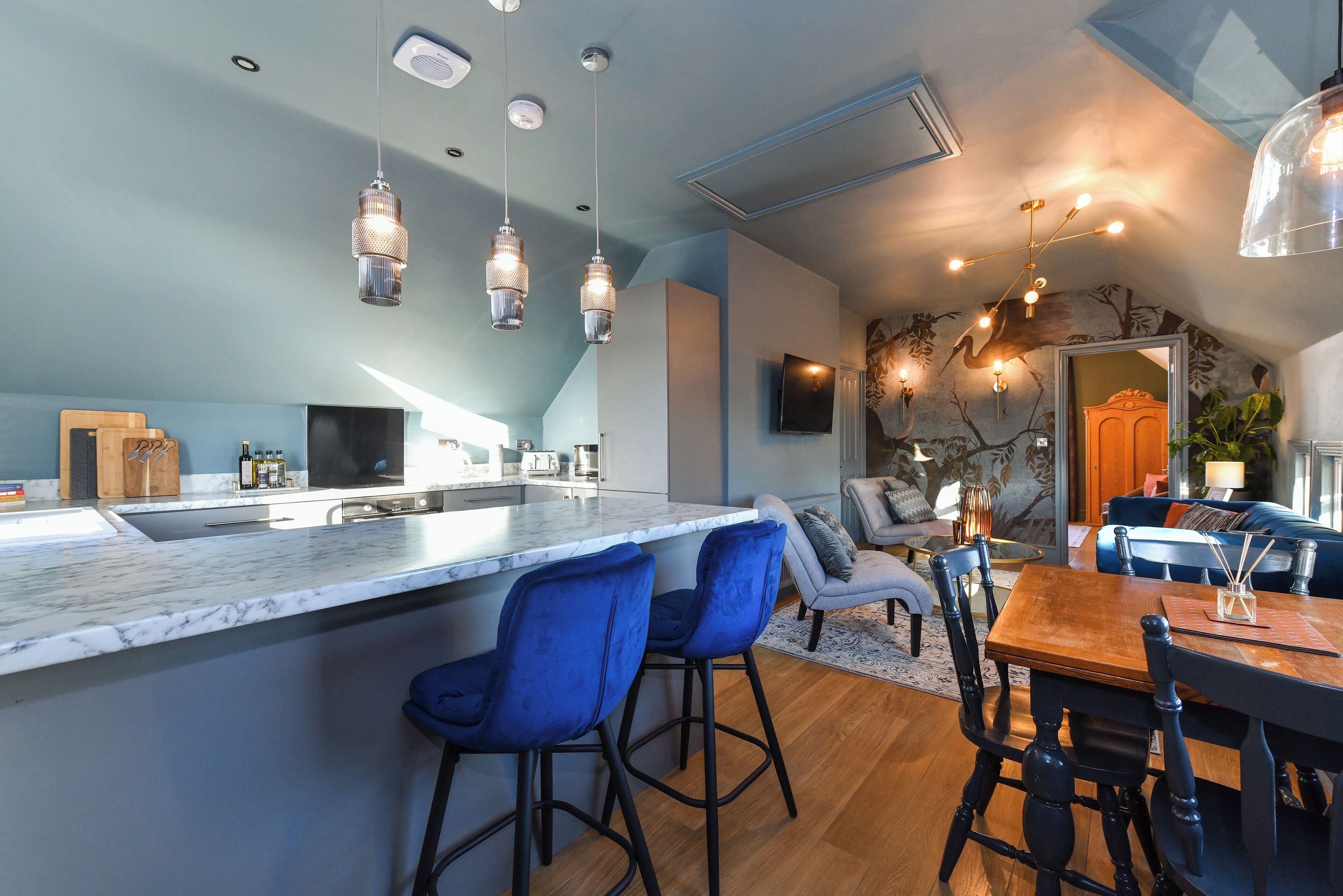 Apartment, 1 Bedroom | Living area | Flat-screen TV